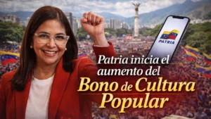 Patria inicia el aumento del Bono de Cultura Popular