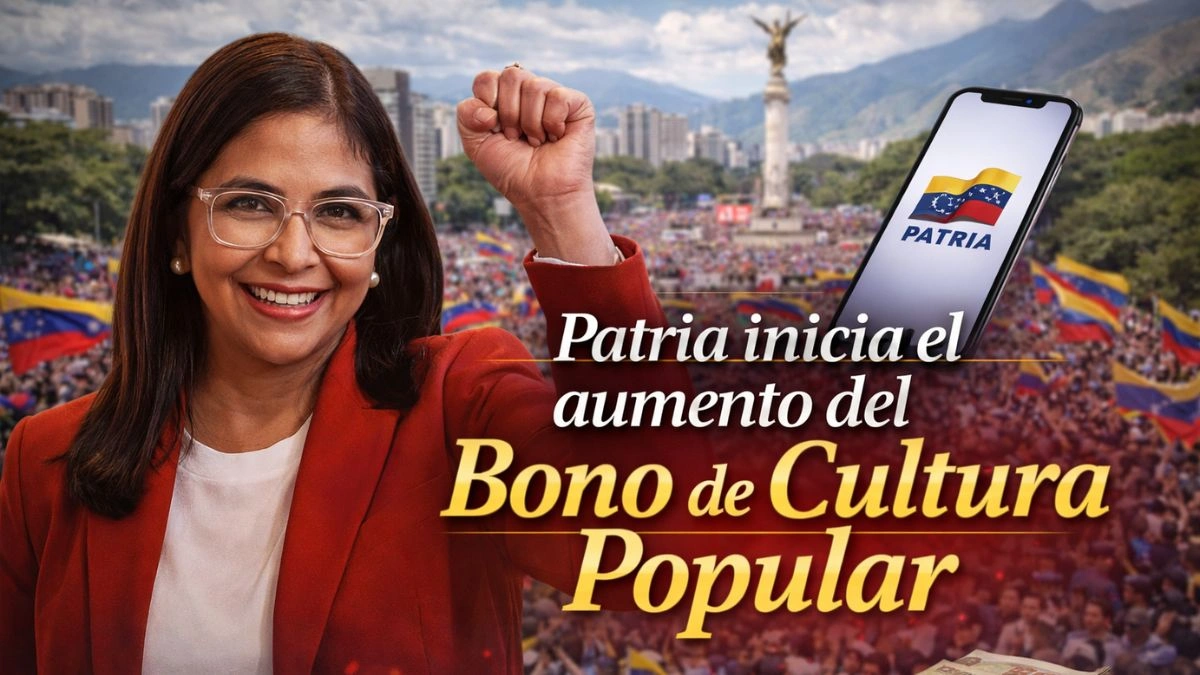 Patria inicia el aumento del Bono de Cultura Popular