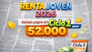 Renta Joven 2026 Inician pagos del ciclo 1 para 52.000