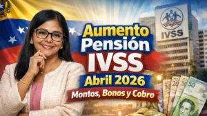Aumento Pensión IVSS Abril 2026 Montos Bonos y Cobro