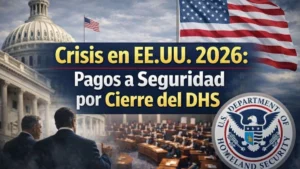 Crisis en EE.UU. 2026 Pagos a Seguridad por Cierre del DHS