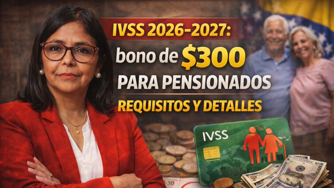 IVSS 2026-2027: bono de $300 para pensionados, requisitos y detalles
